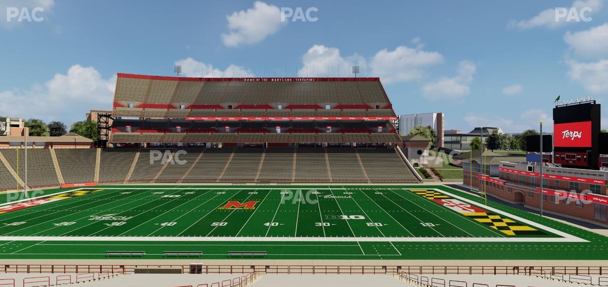 SECU Stadium - Section Mezzanine 26 Seat View