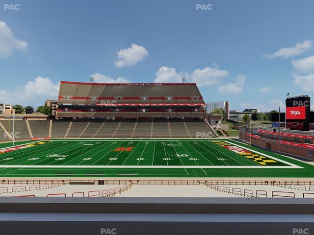 SECU Stadium - Section Mezzanine 26 Seat View