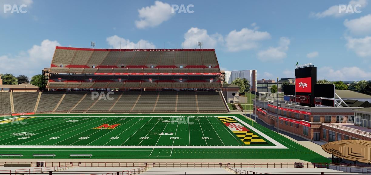 SECU Stadium - Section Mezzanine 27 Seat View