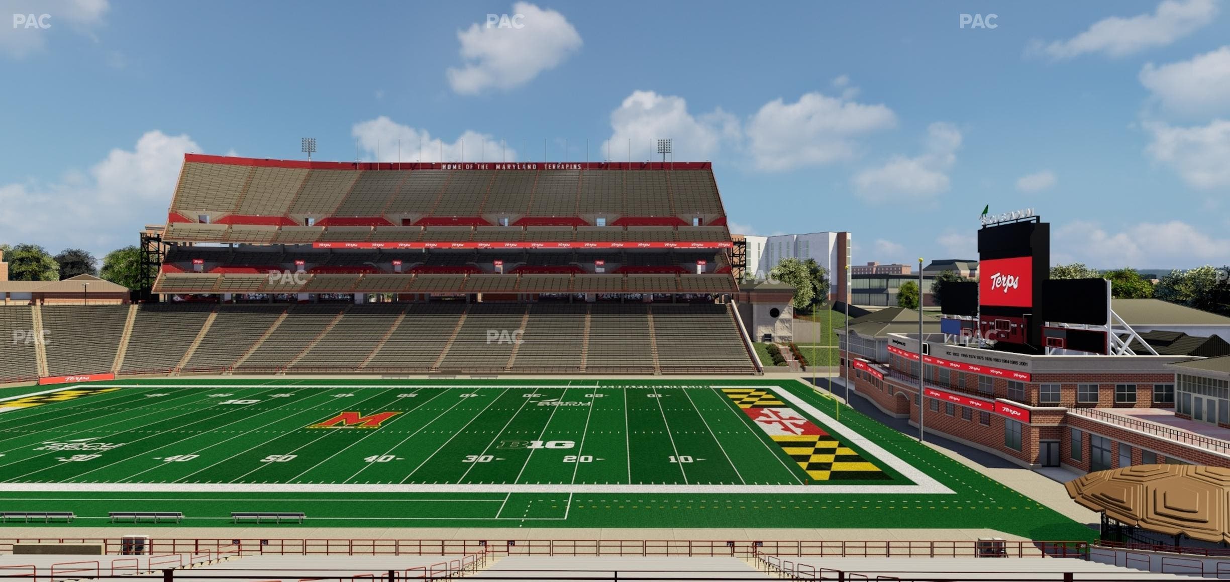 SECU Stadium - Section Mezzanine 27 Seat View