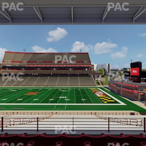 SECU Stadium - Section Mezzanine 27 Seat View