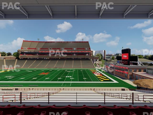 SECU Stadium - Section Mezzanine 27 Seat View