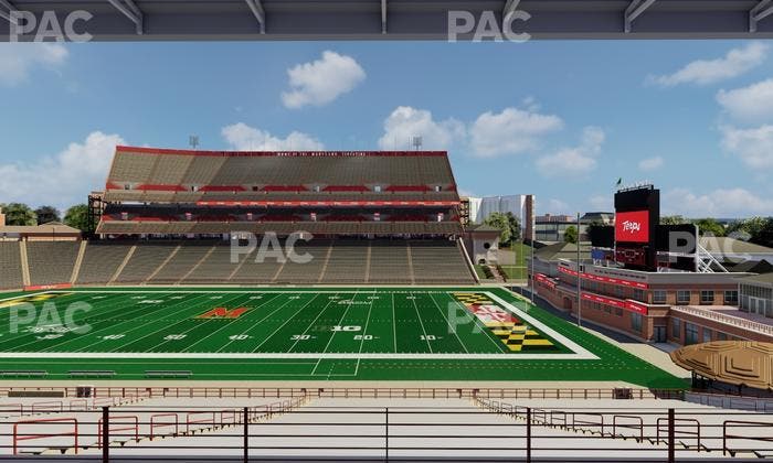 SECU Stadium - Section Mezzanine 27 Seat View