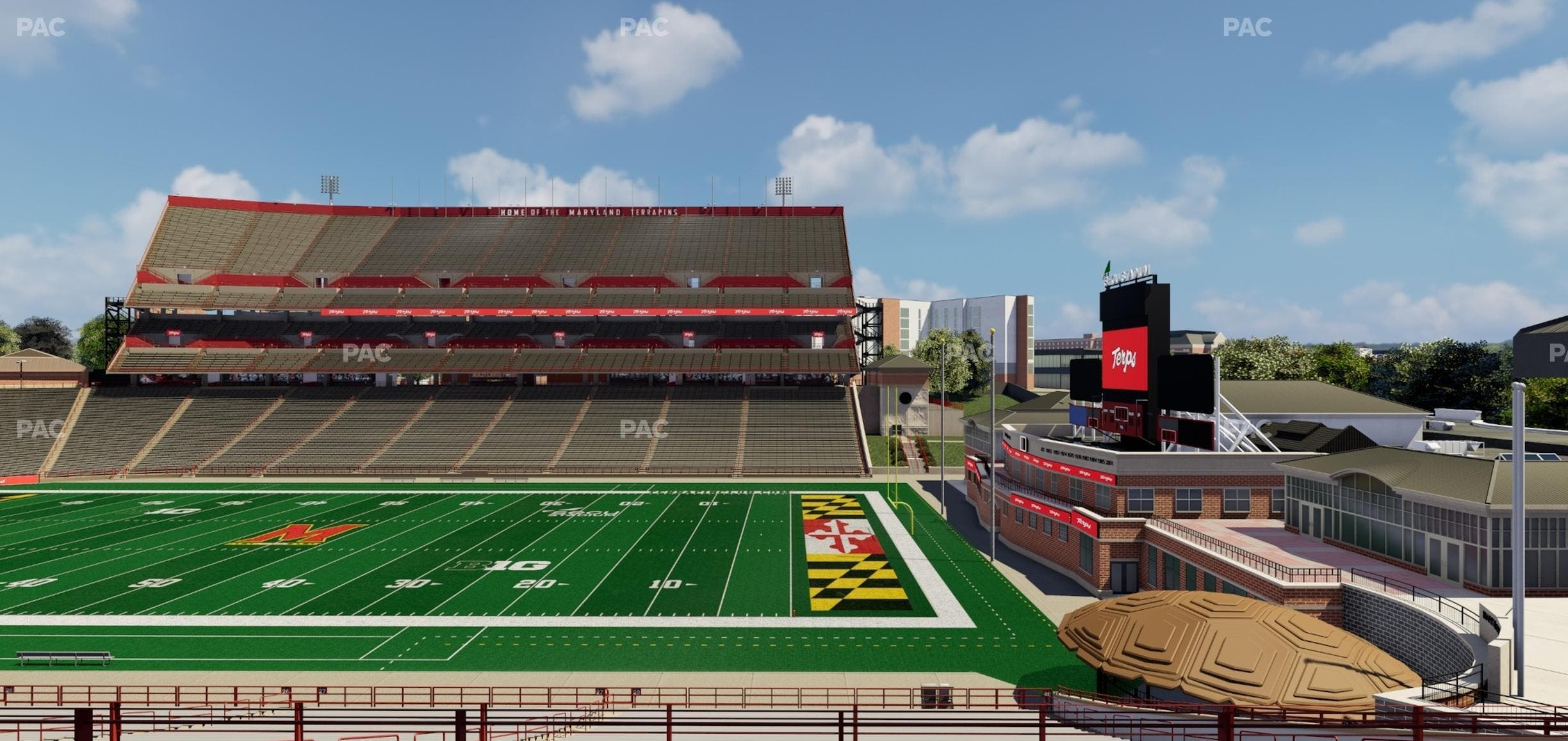 SECU Stadium - Section Mezzanine 28 Seat View