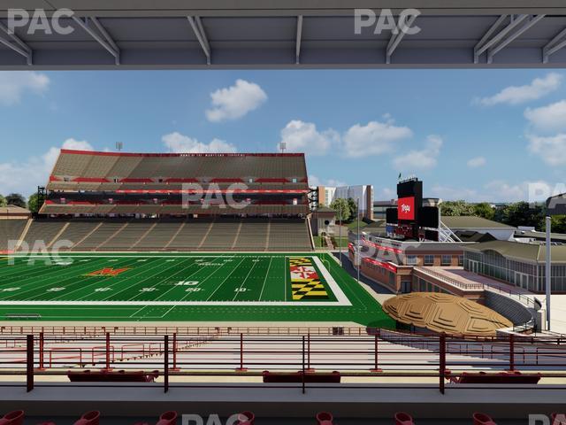 SECU Stadium - Section Mezzanine 28 Seat View