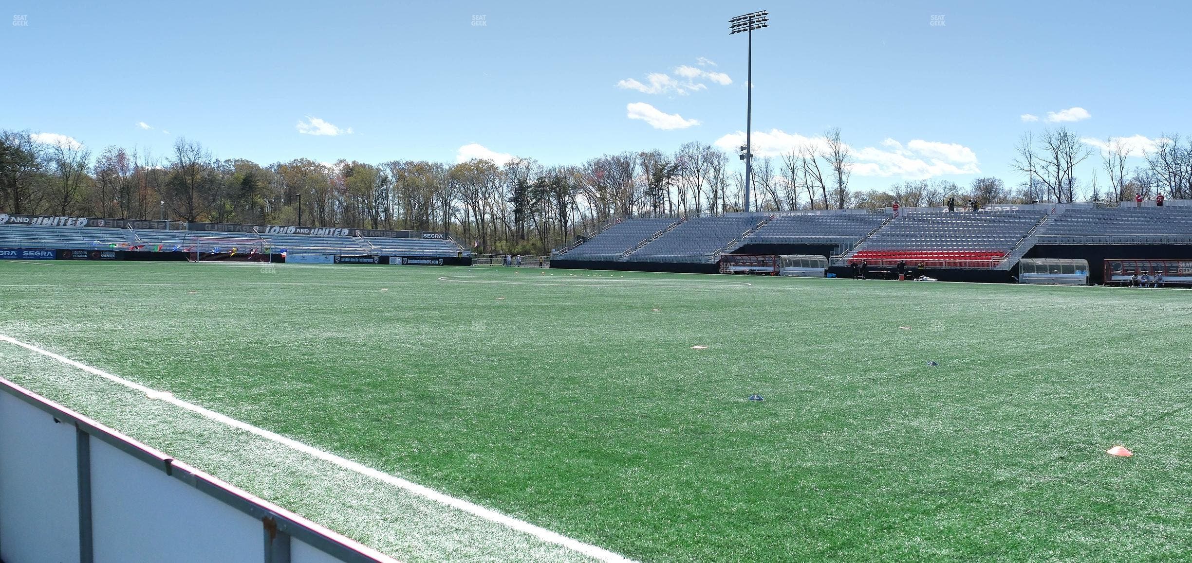 Segra Field - Section Field Level Seat View