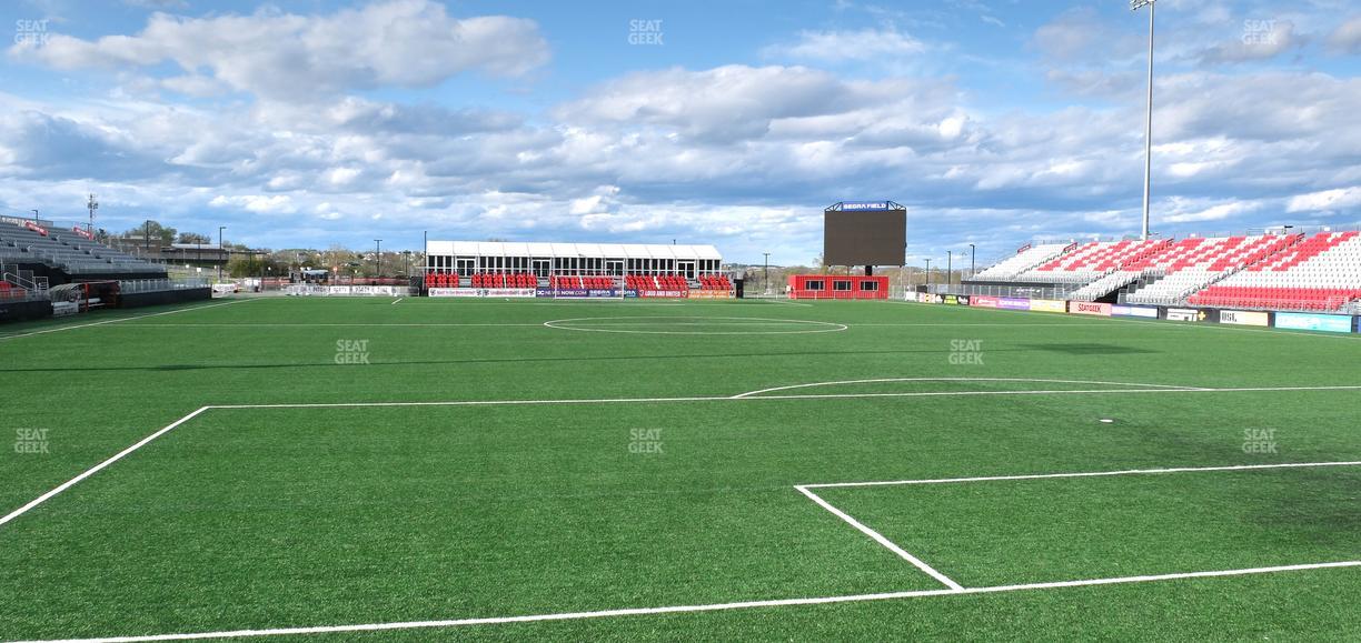 Segra Field - Section Ga South Stand Seat View