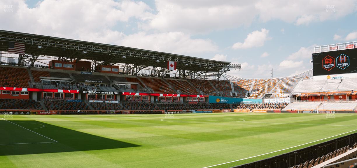 Shell Energy Stadium - Section 129 Seat View