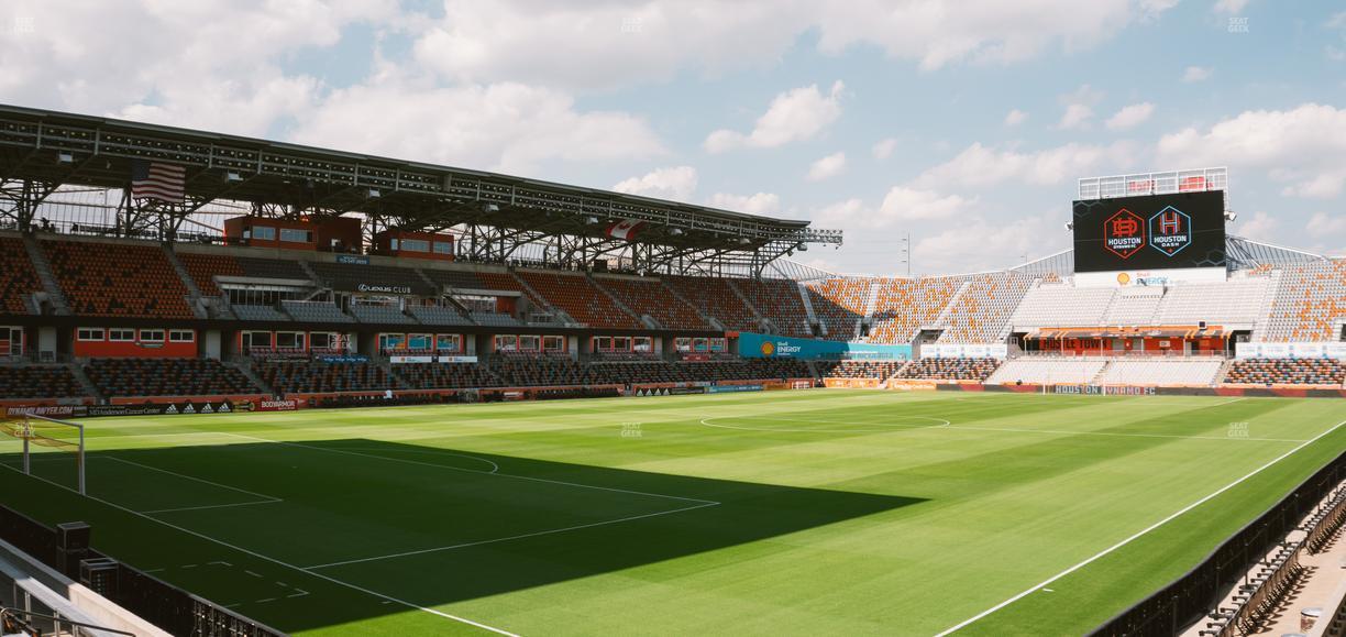 Shell Energy Stadium - Section 130 Seat View