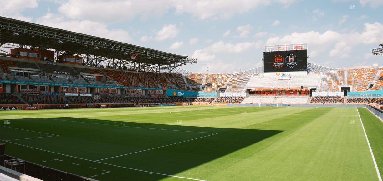 Shell Energy Stadium - Section 133 Seat View