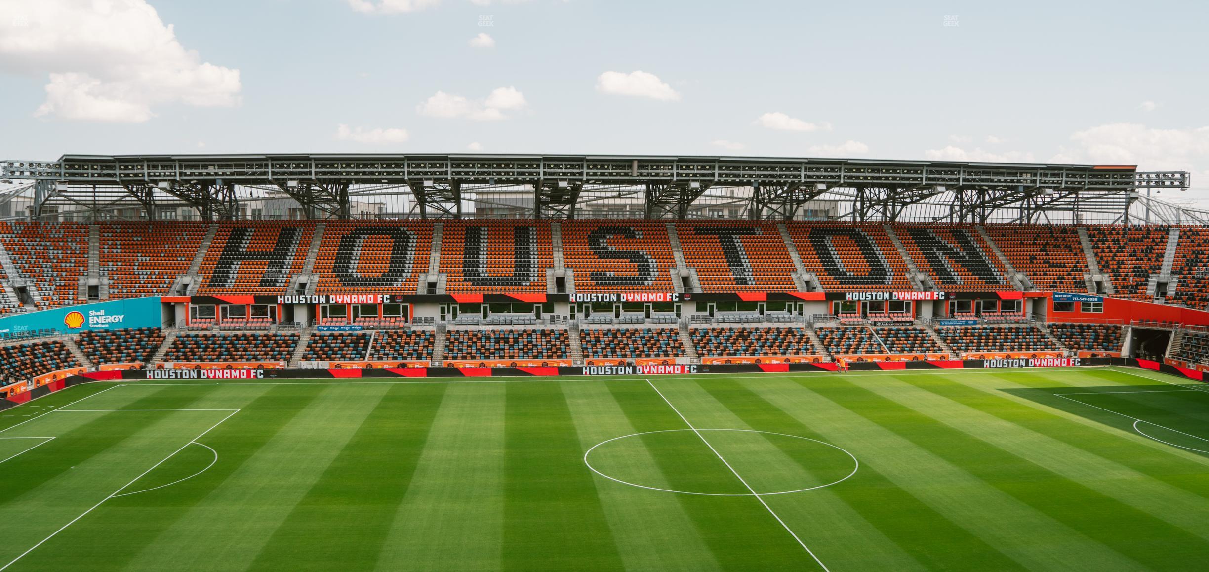 Shell Energy Stadium - Section 206 C Seat View | SeatGeek