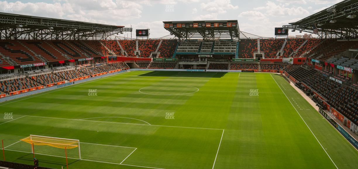 Shell Energy Stadium - Section 214 Seat View