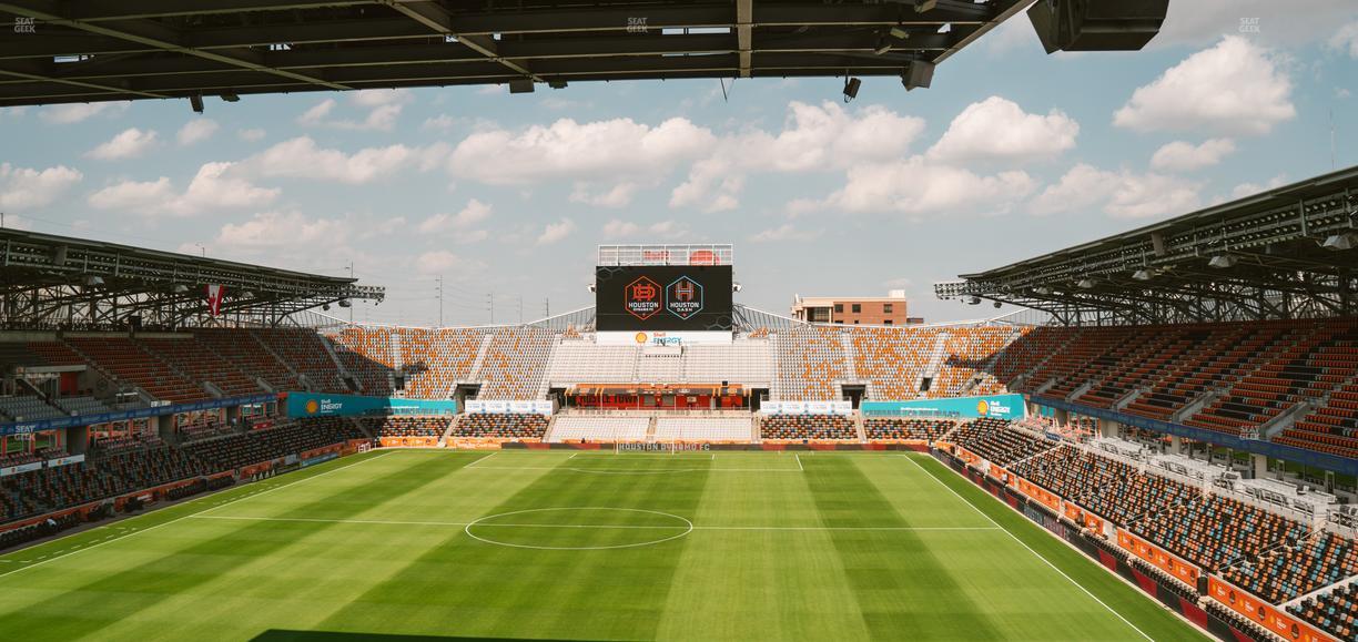 Shell Energy Stadium - Section 235 Table 2 A Seat View