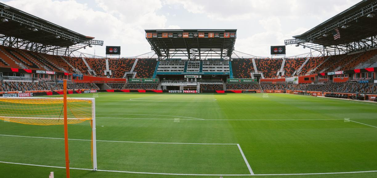 Shell Energy Stadium - Section Hustletown Supporters Seat View