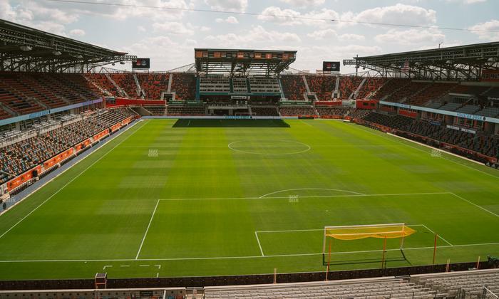 Shell Energy Stadium - Section Hustletown Supporters Seat View