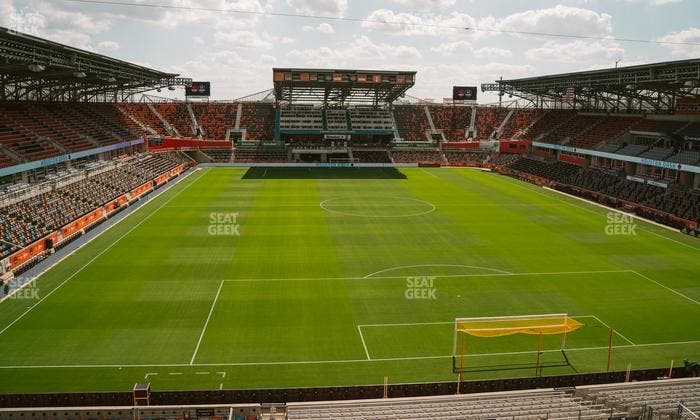 Shell Energy Stadium - Section Hustletown Supporters Seat View