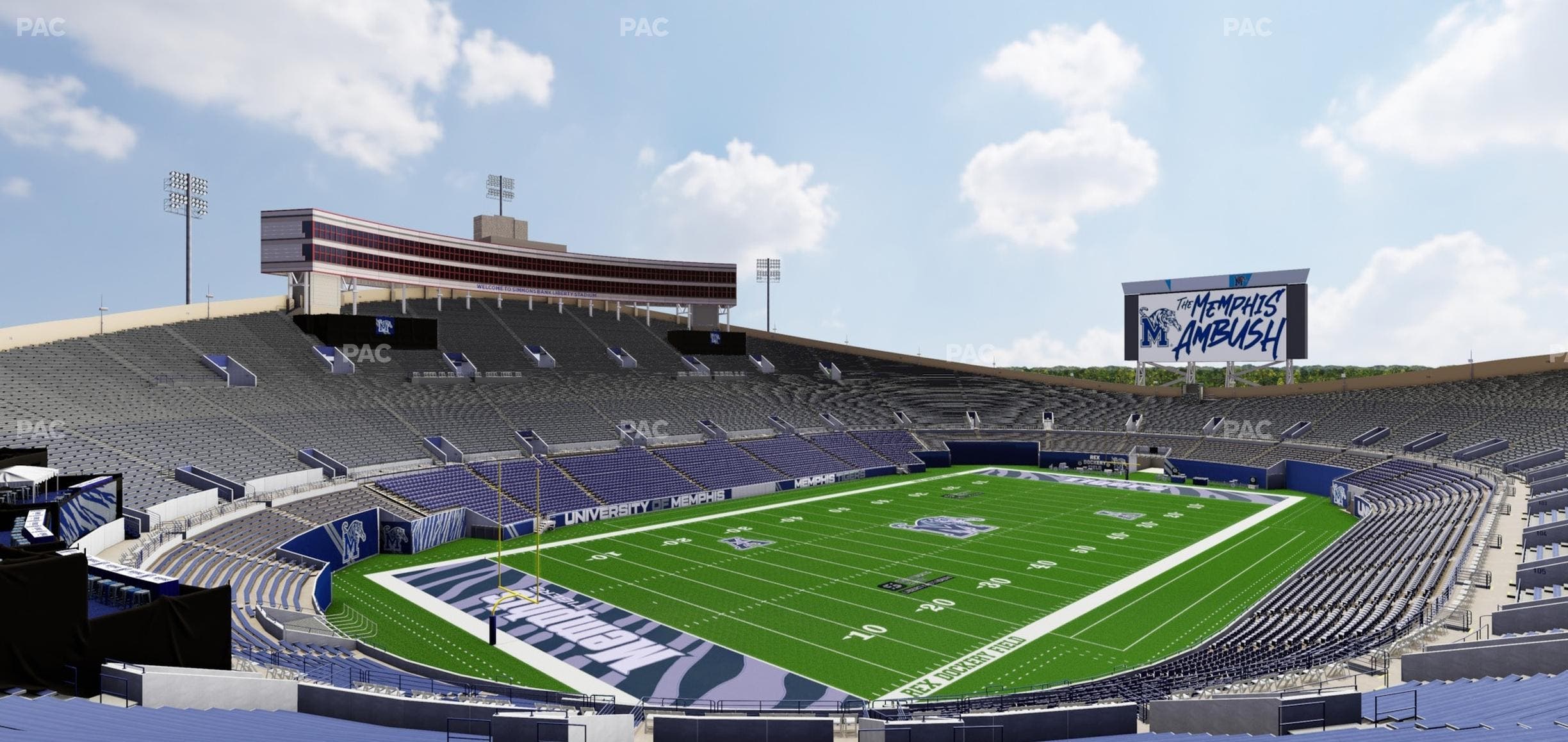 Simmons Bank Liberty Stadium - Section 110 Seat View