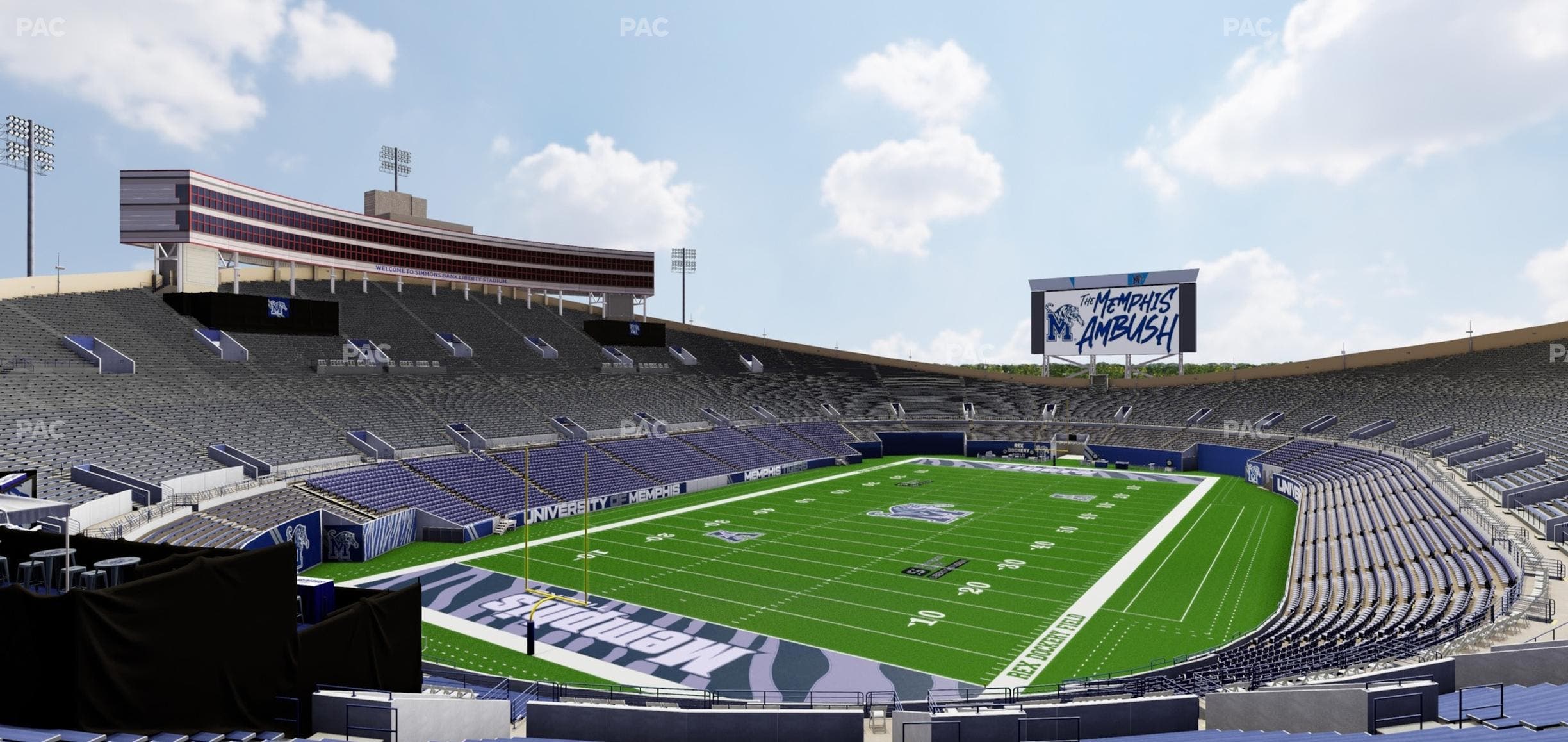 Simmons Bank Liberty Stadium - Section 111 Seat View