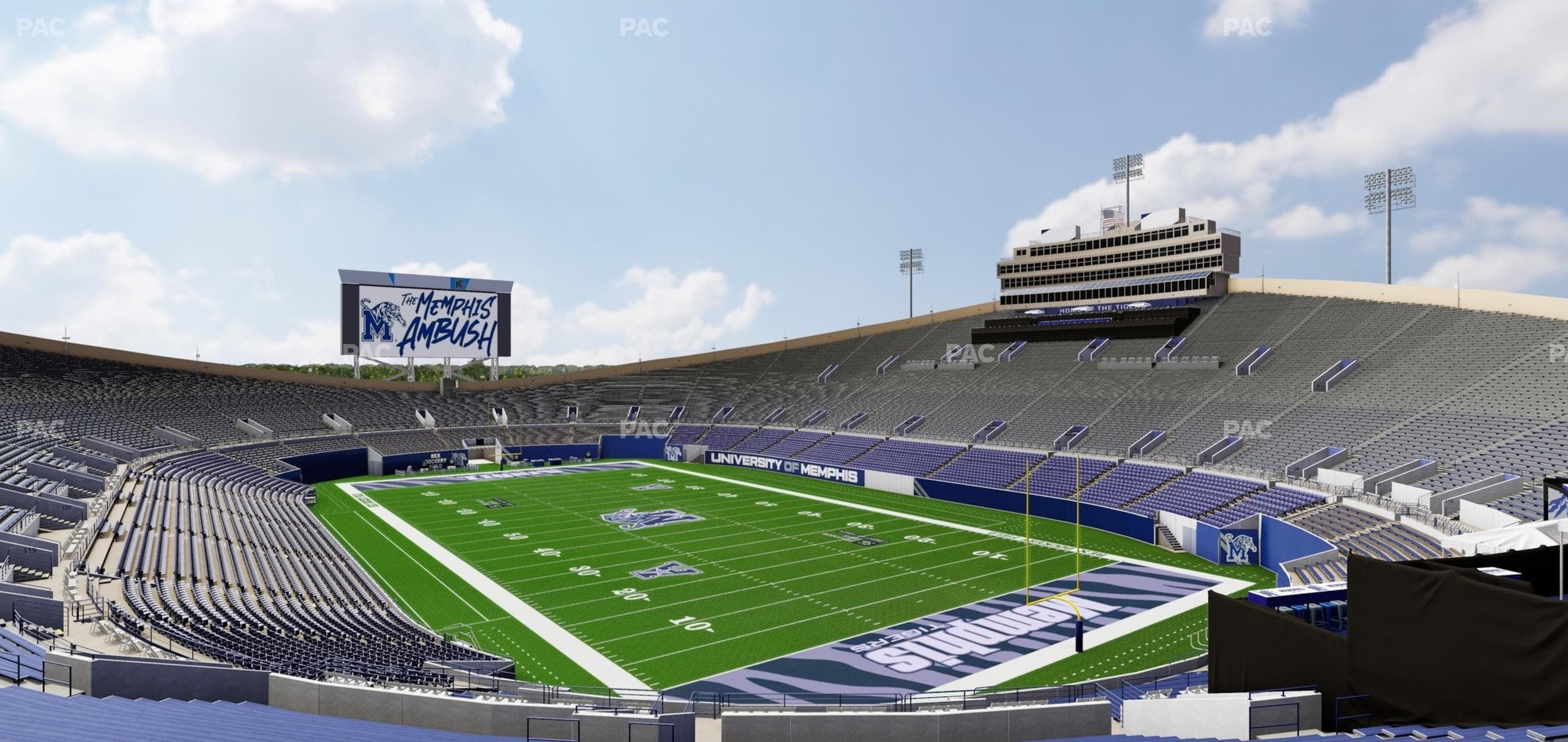 Simmons Bank Liberty Stadium - Section 115 Seat View