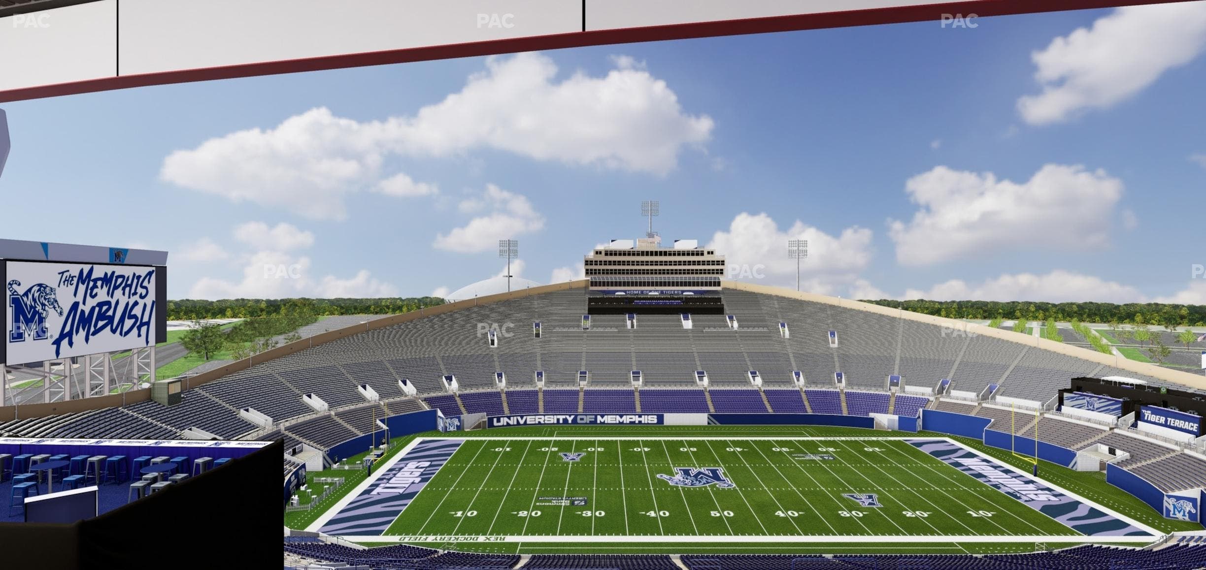 Simmons Bank Liberty Stadium - Section 121 Seat View