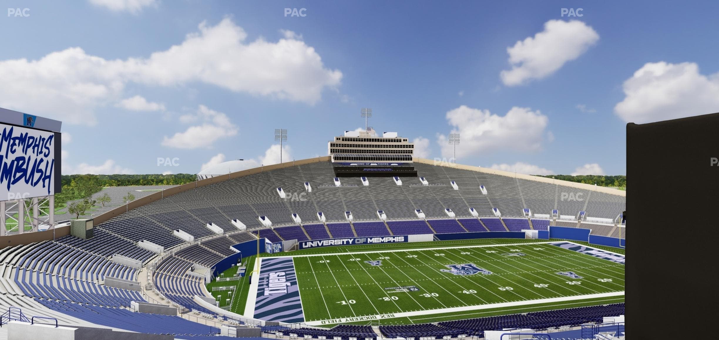 Simmons Bank Liberty Stadium - Section 123 Seat View