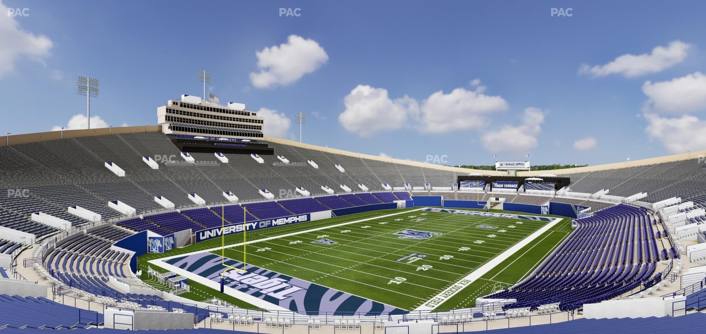 Simmons Bank Liberty Stadium - Section 125 Seat View
