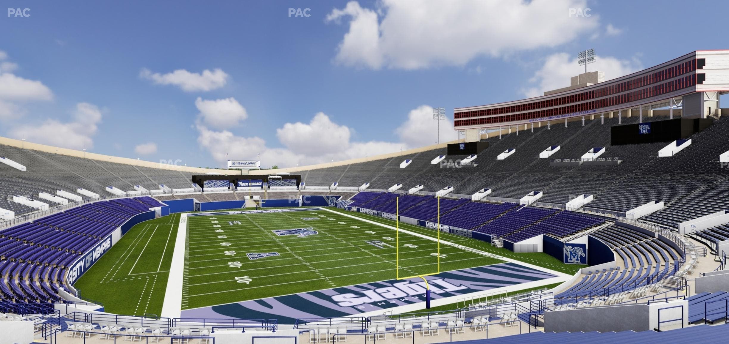 Simmons Bank Liberty Stadium - Section 128 Seat View