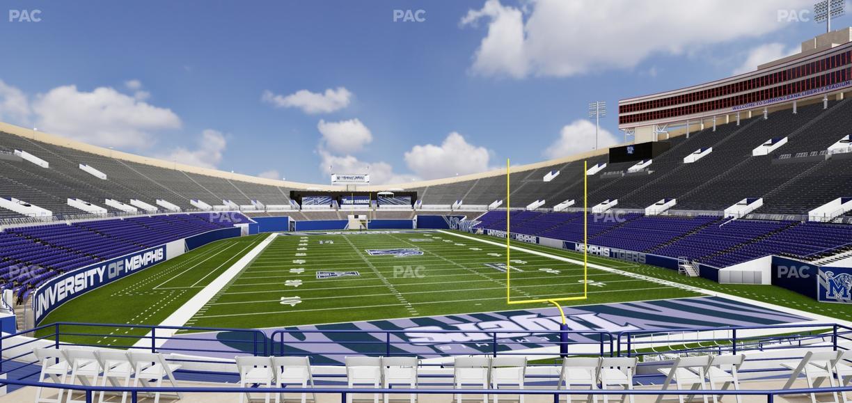 Simmons Bank Liberty Stadium - Section 128 Seat View