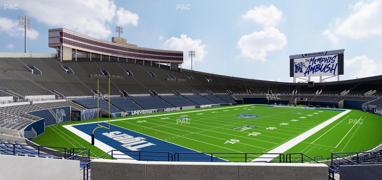 Simmons Bank Liberty Stadium - Section 210 Seat View