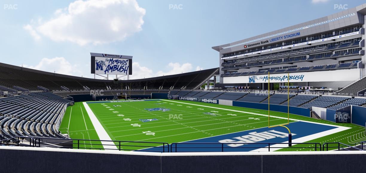 Simmons Bank Liberty Stadium - Section 215 Seat View