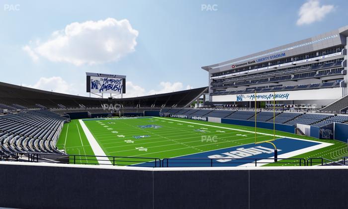 Simmons Bank Liberty Stadium - Section 215 Seat View
