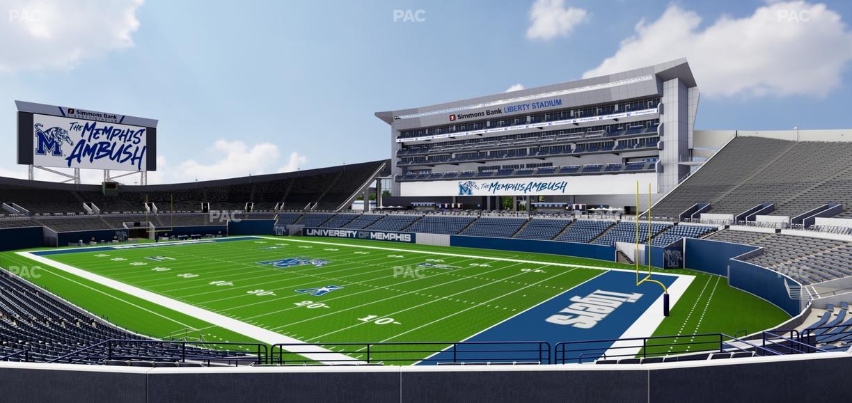 Simmons Bank Liberty Stadium - Section 216 Seat View