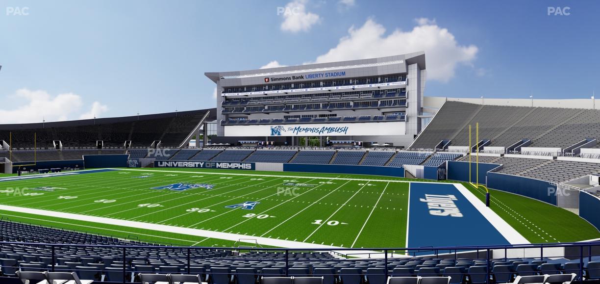 Simmons Bank Liberty Stadium - Section 217 Seat View