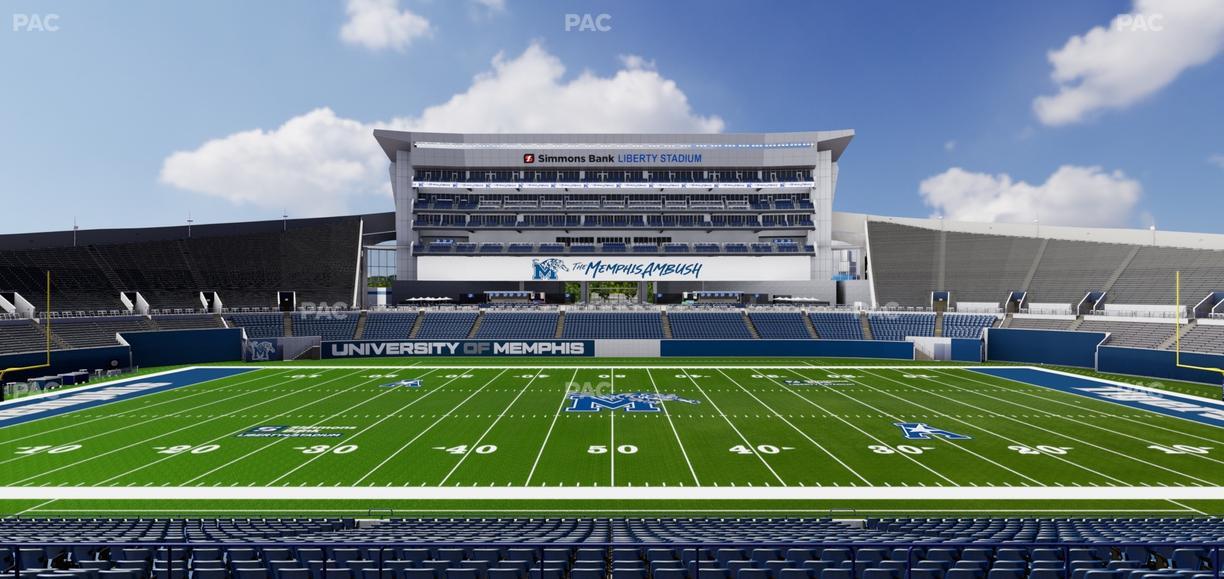 Simmons Bank Liberty Stadium - Section 220 Seat View