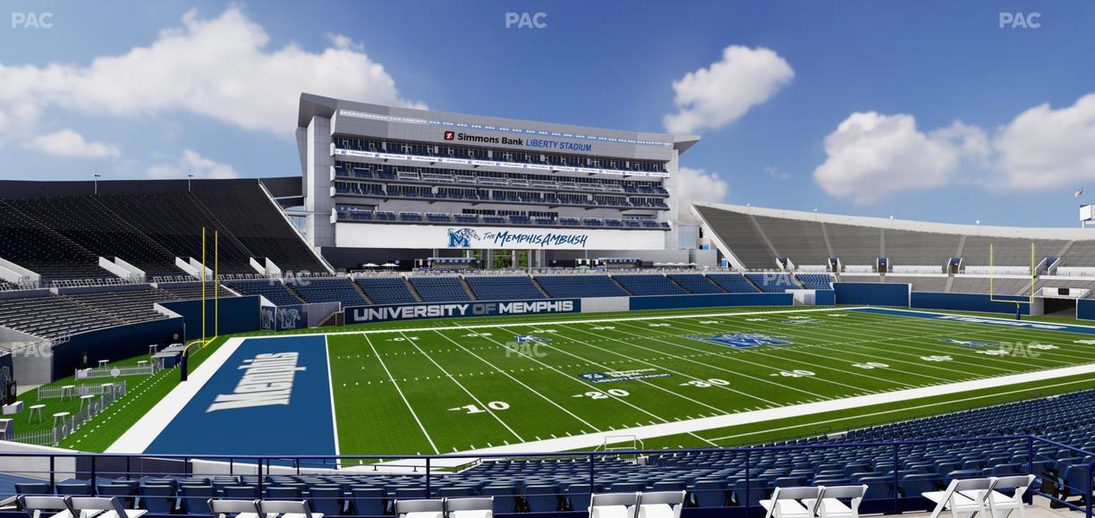 Simmons Bank Liberty Stadium - Section 223 Seat View
