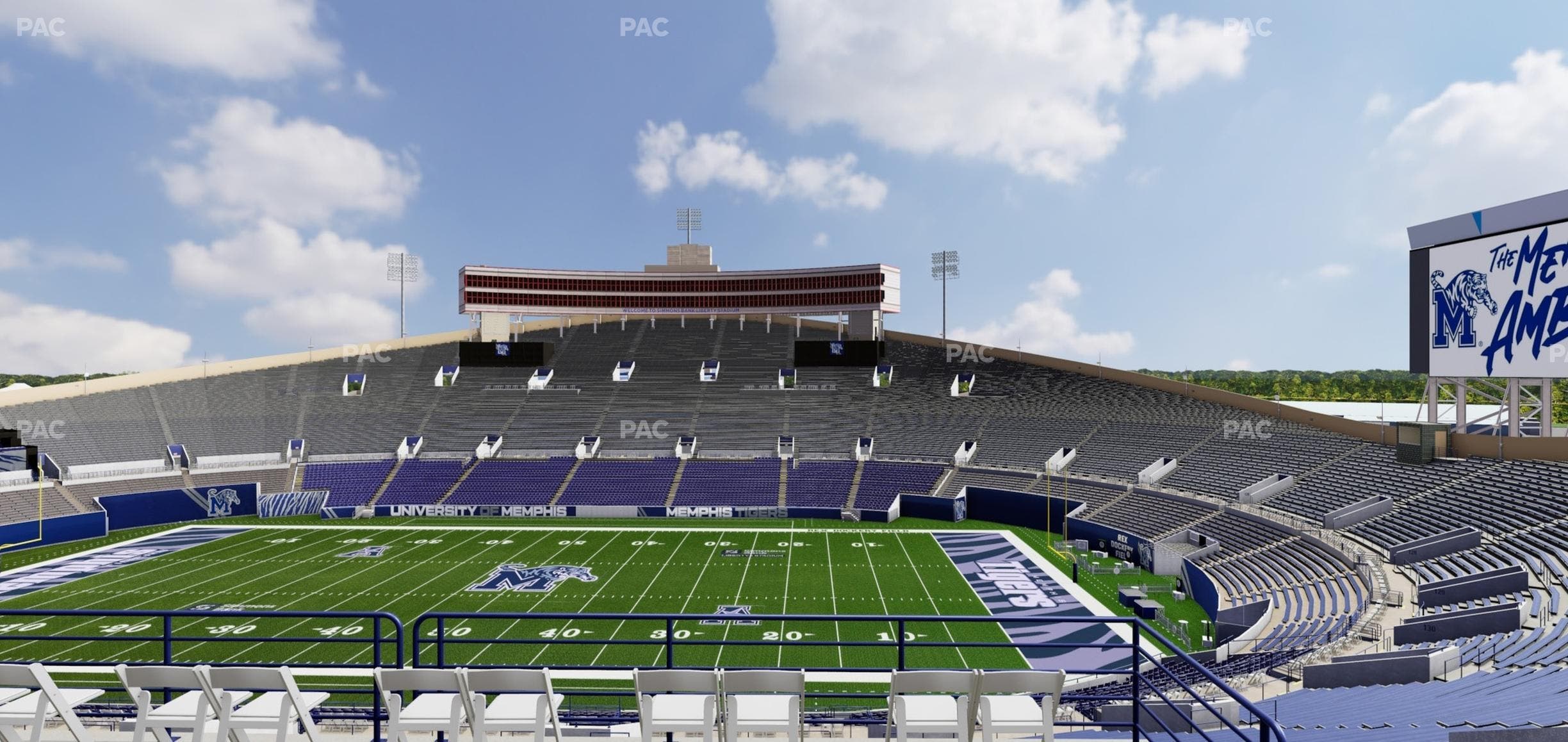 Simmons Bank Liberty Stadium - Section Box 102 Seat View