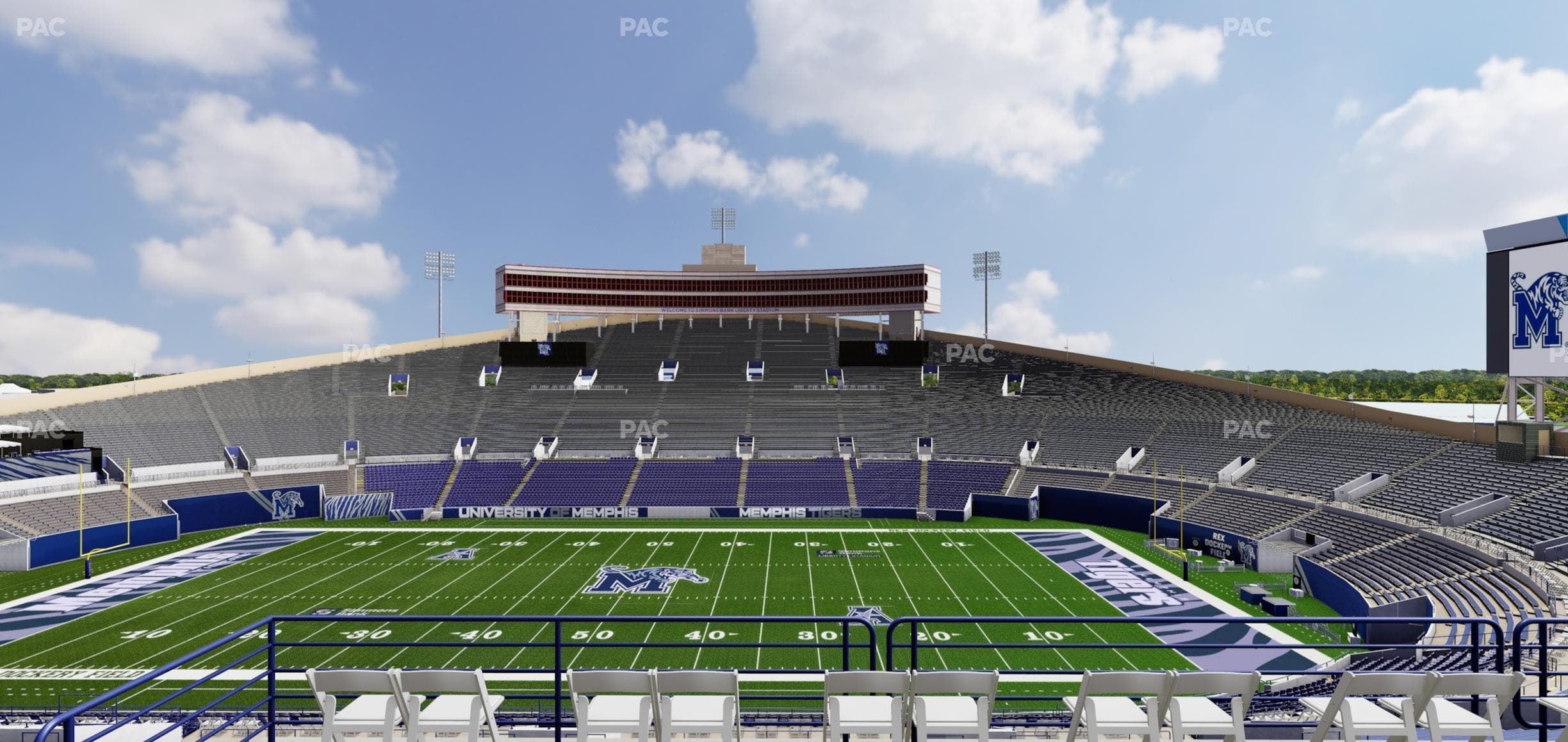 Simmons Bank Liberty Stadium - Section Box 103 Seat View