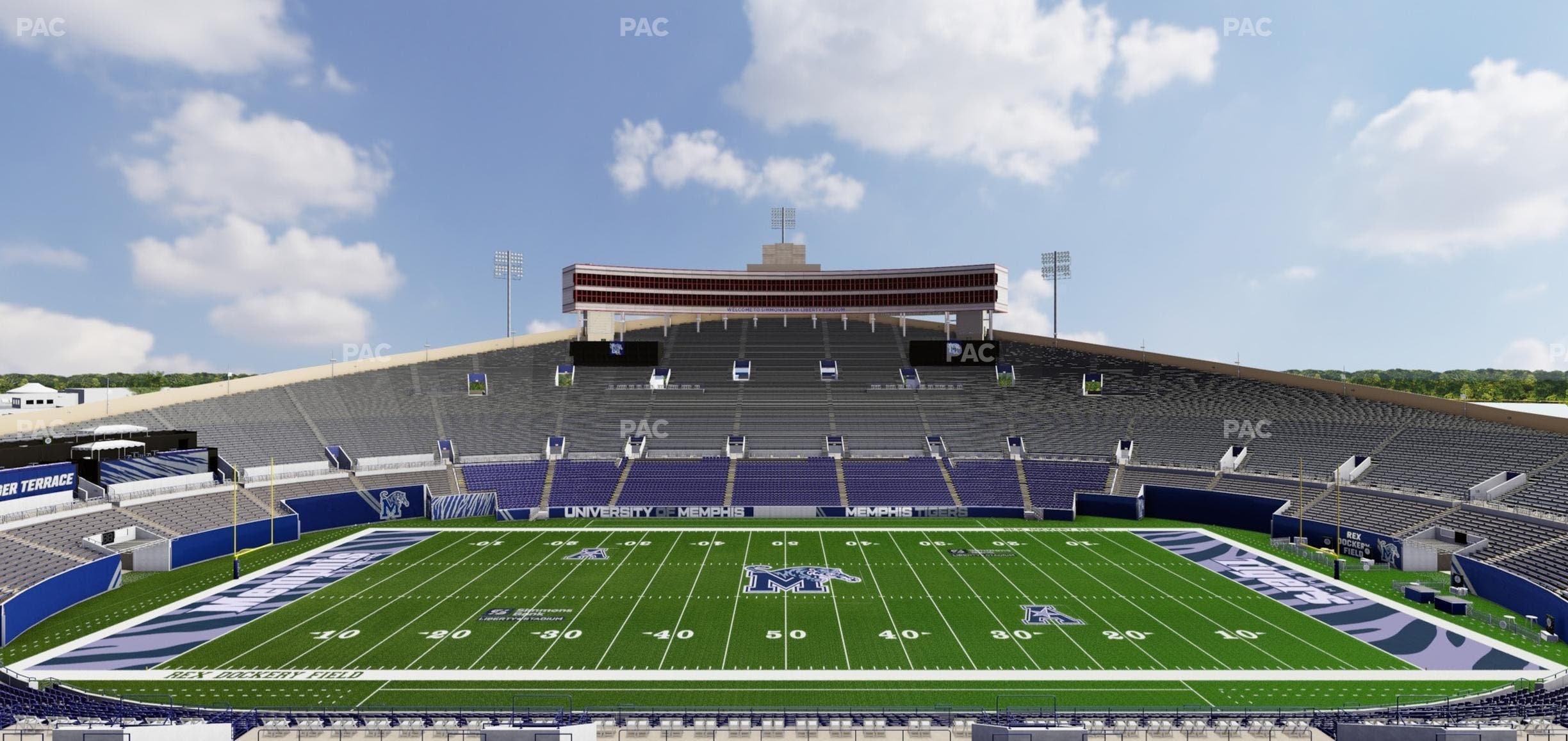 Simmons Bank Liberty Stadium - Section Box 104 Seat View