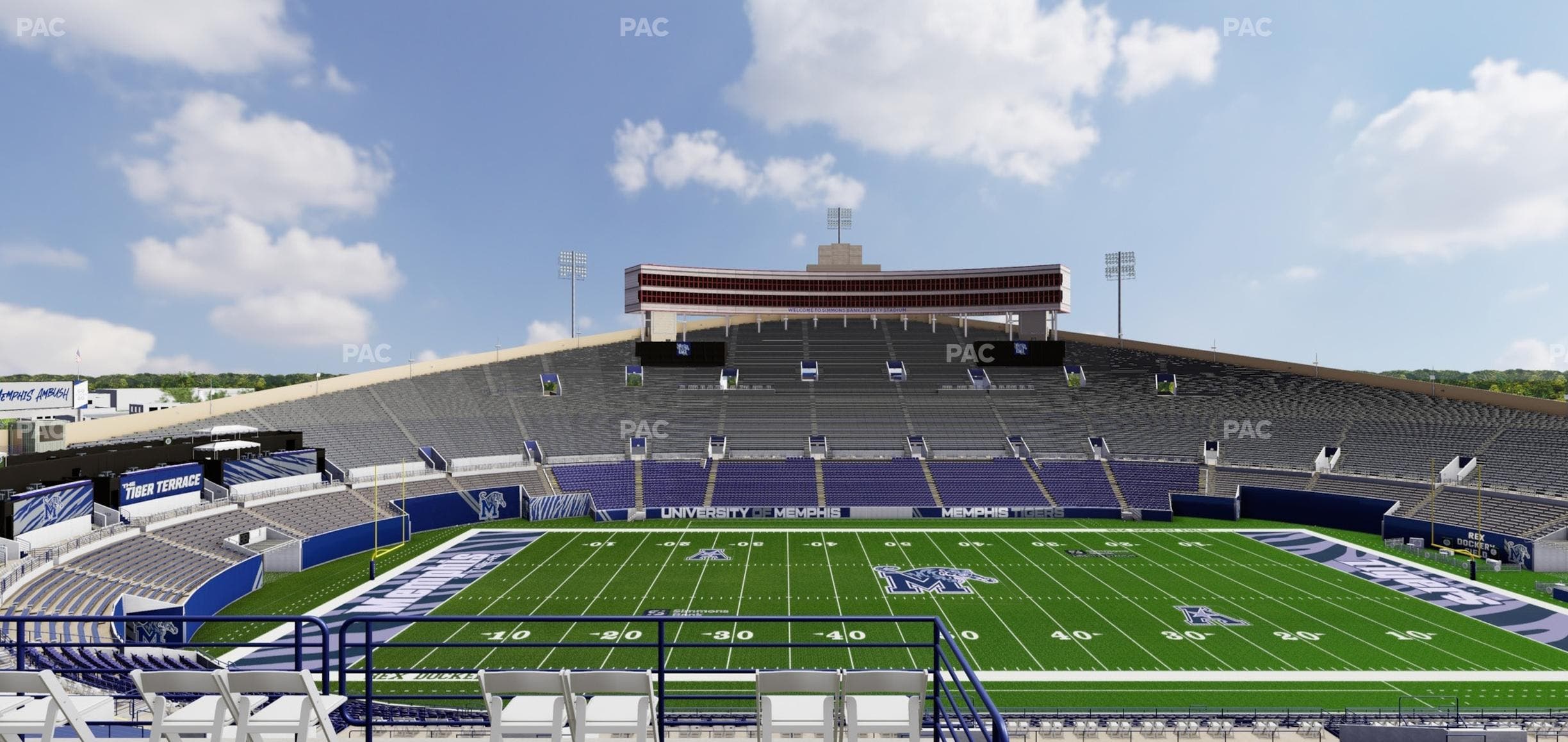 Simmons Bank Liberty Stadium - Section Box 105 Seat View
