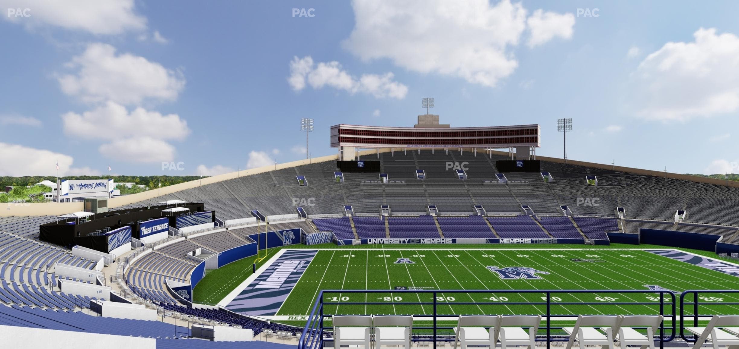 Simmons Bank Liberty Stadium - Section Box 106 Seat View