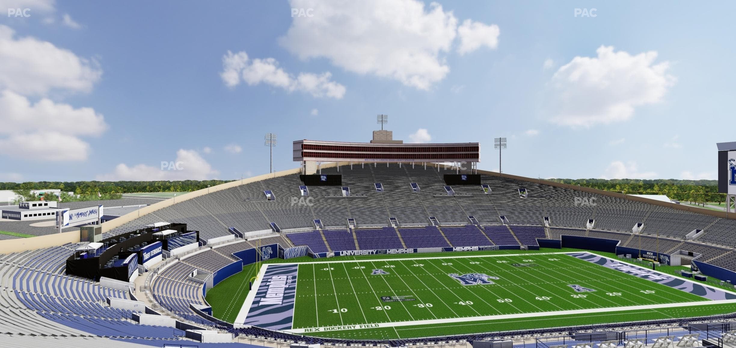 Simmons Bank Liberty Stadium - Section Box 107 Seat View