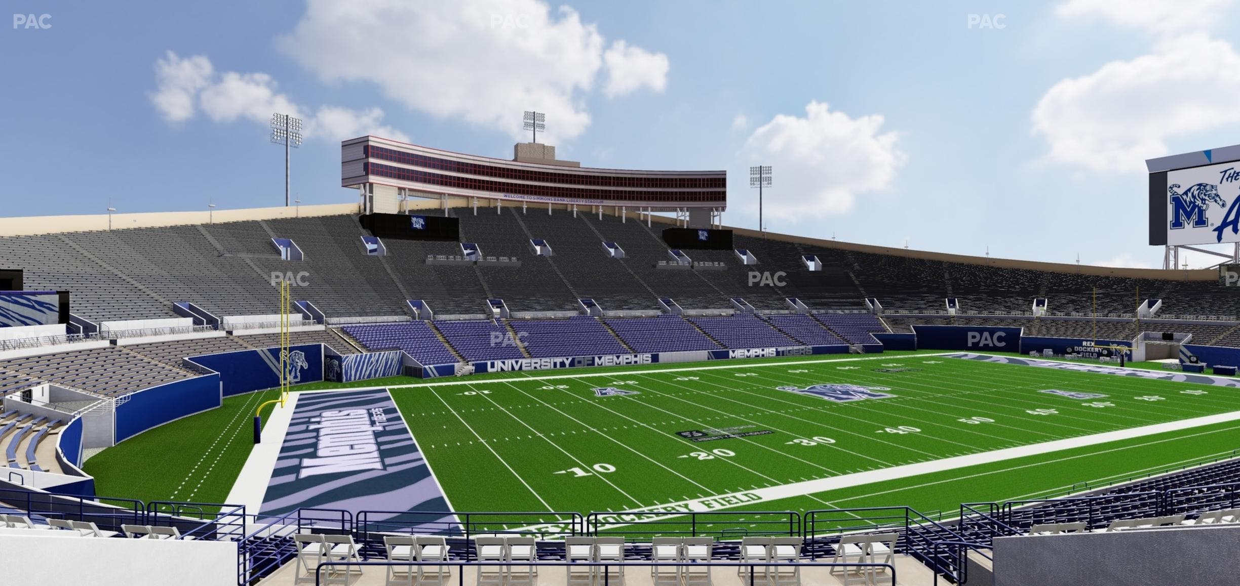 Simmons Bank Liberty Stadium - Section Box 108 Seat View