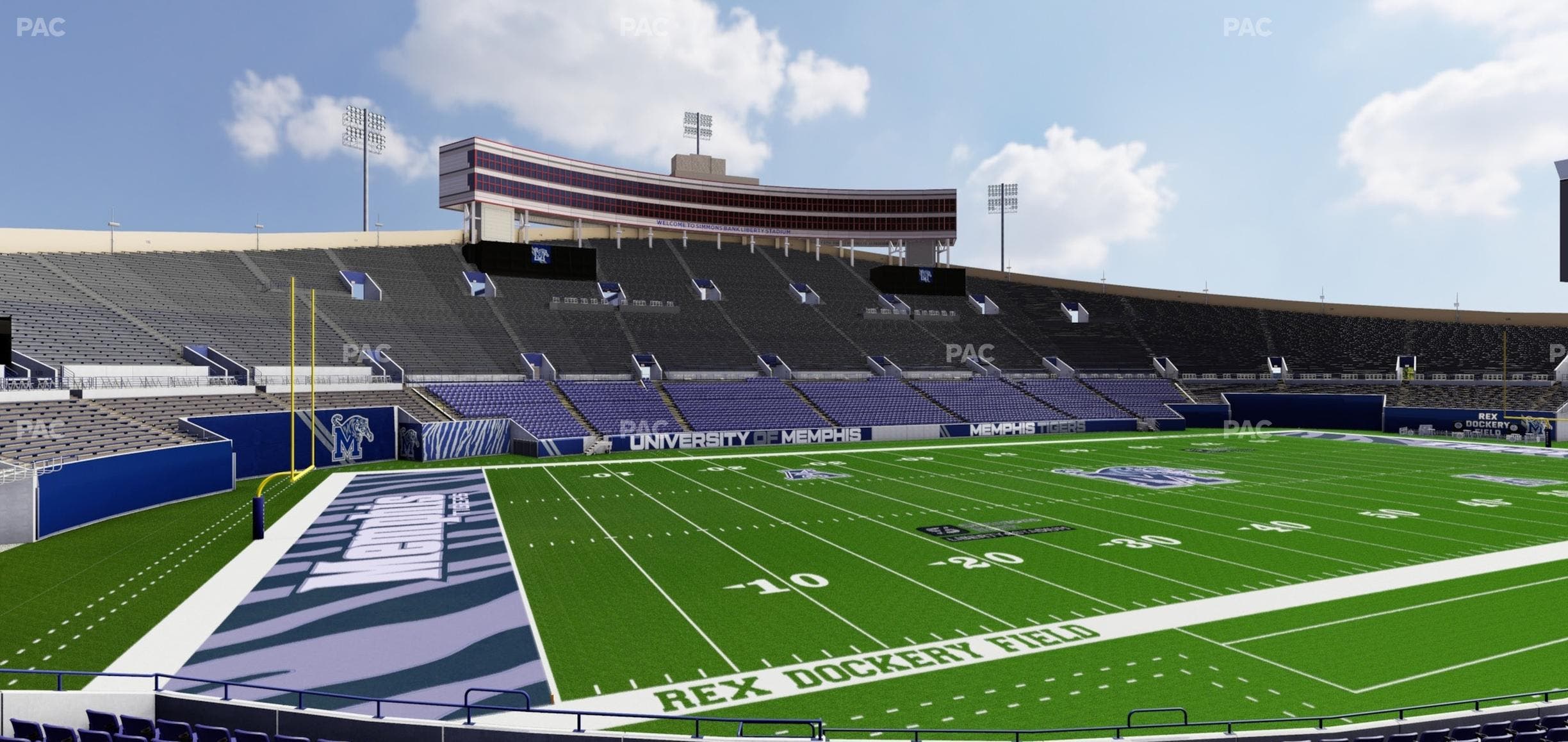 Simmons Bank Liberty Stadium - Section Box 108 Seat View