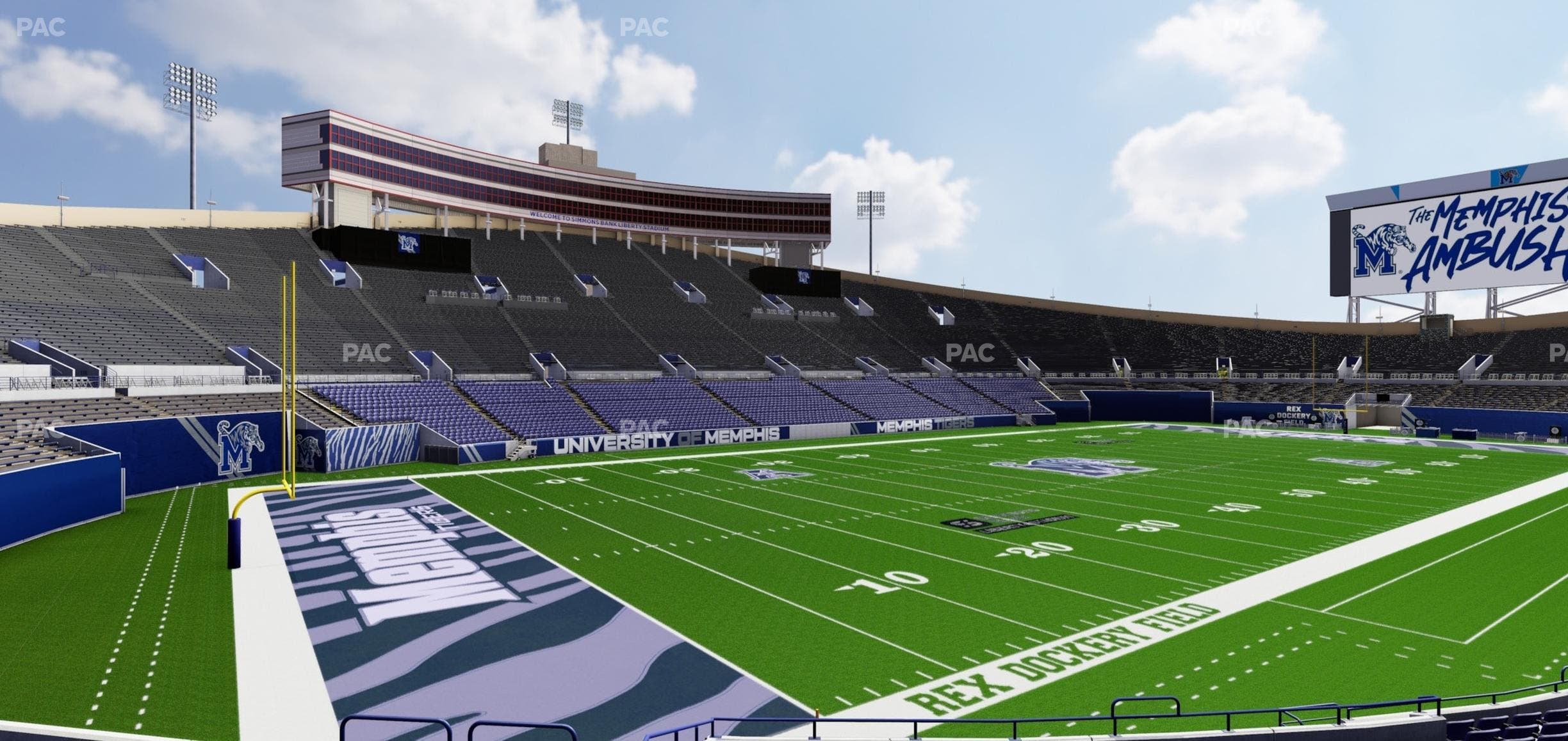 Simmons Bank Liberty Stadium - Section Box 109 Seat View