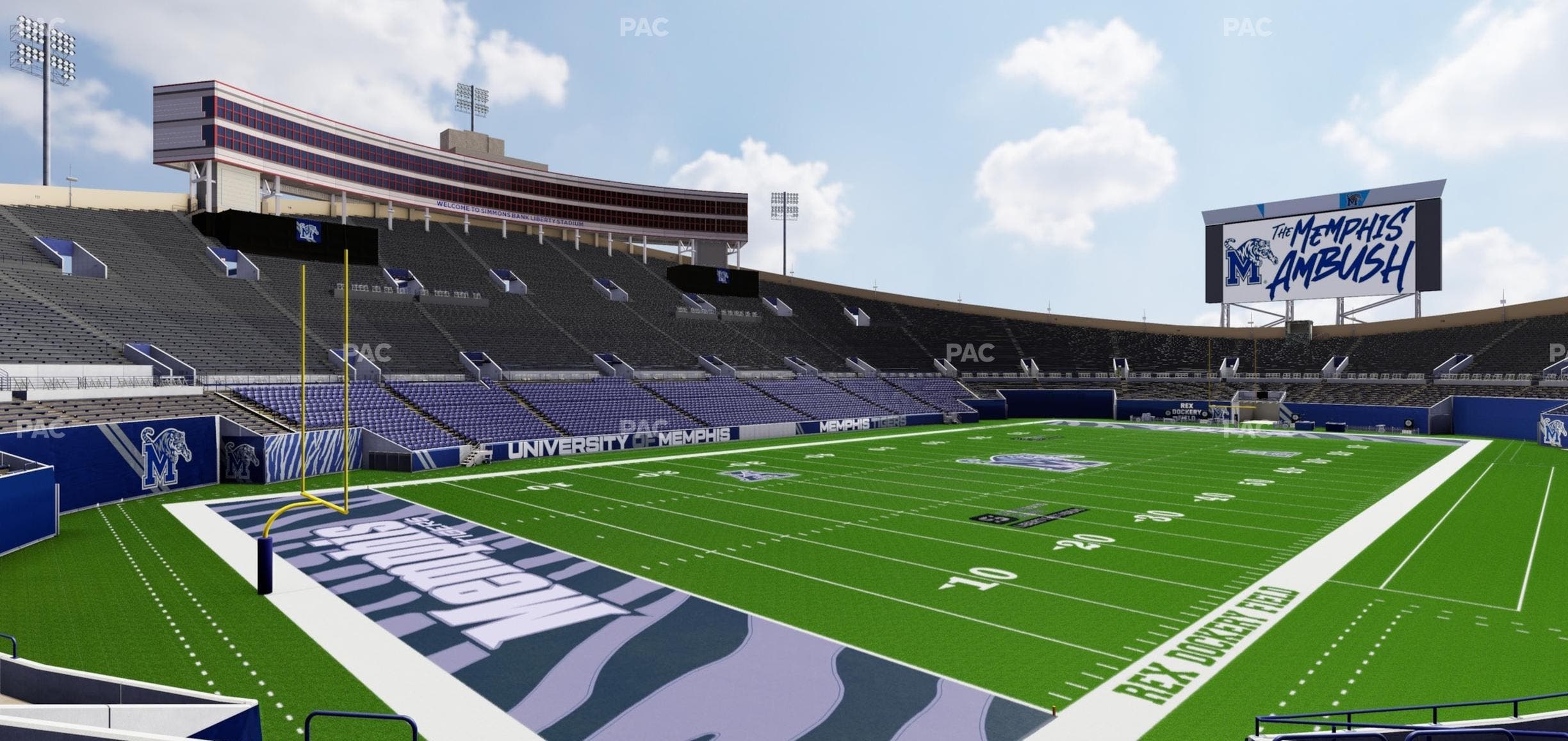 Simmons Bank Liberty Stadium - Section Box 110 Seat View