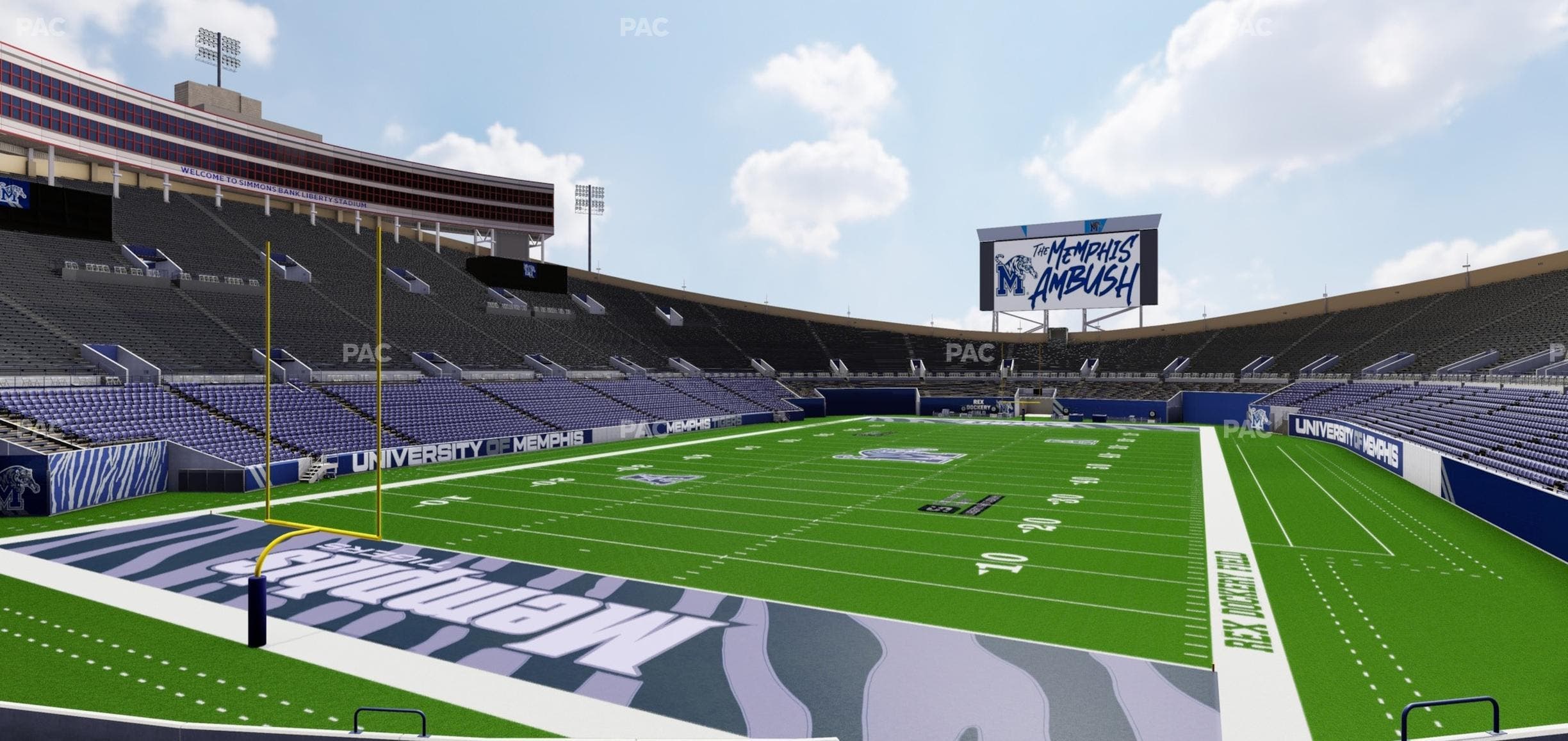 Simmons Bank Liberty Stadium - Section Box 111 Seat View