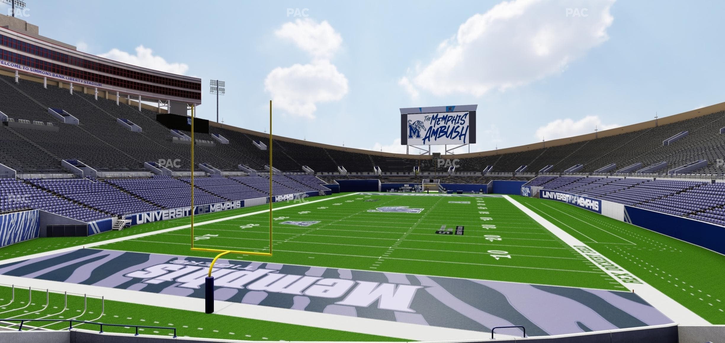 Simmons Bank Liberty Stadium - Section Box 112 Seat View