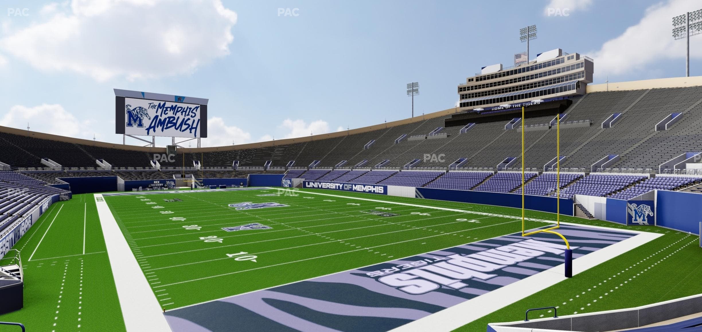 Simmons Bank Liberty Stadium - Section Box 115 Seat View