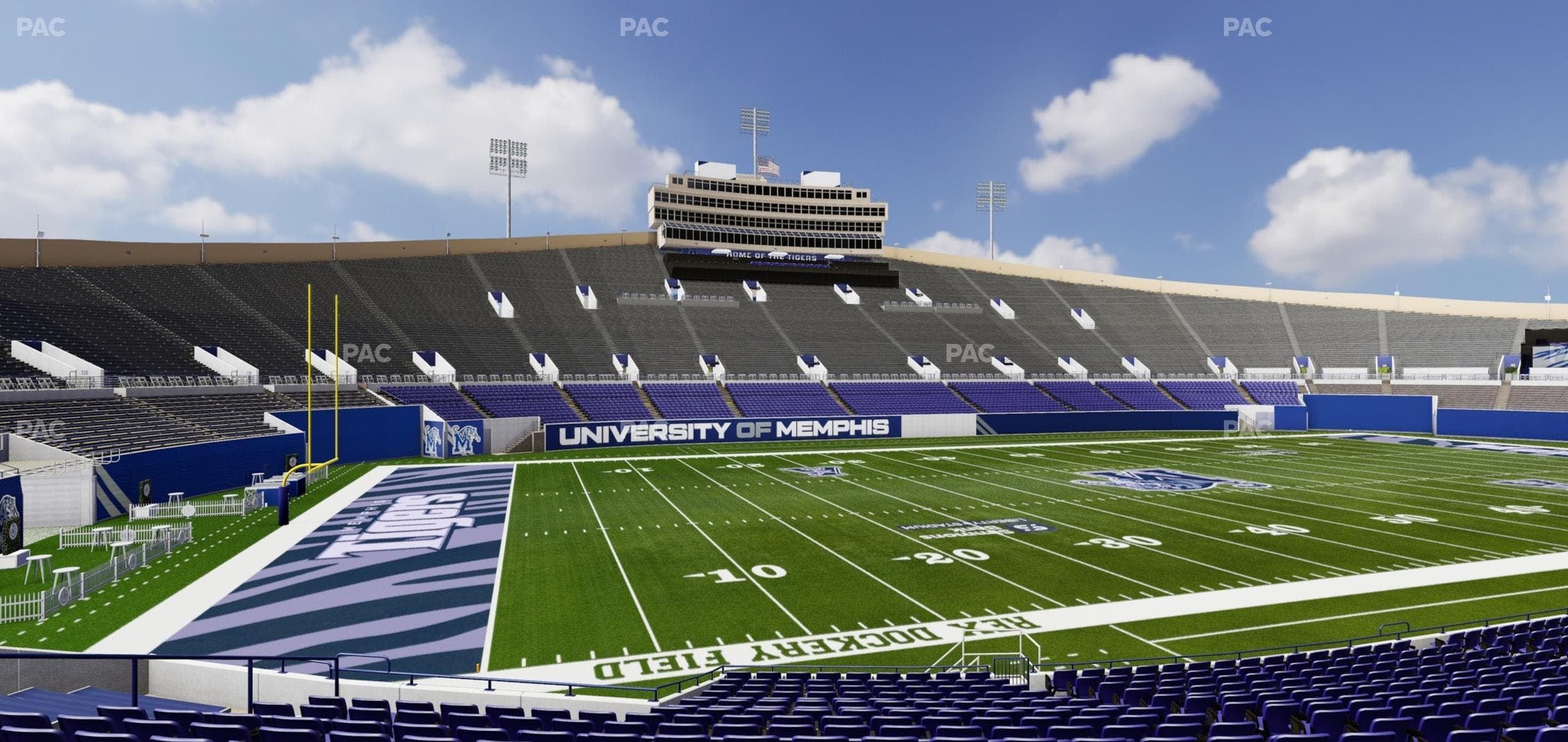 Simmons Bank Liberty Stadium - Section Box 123 Seat View