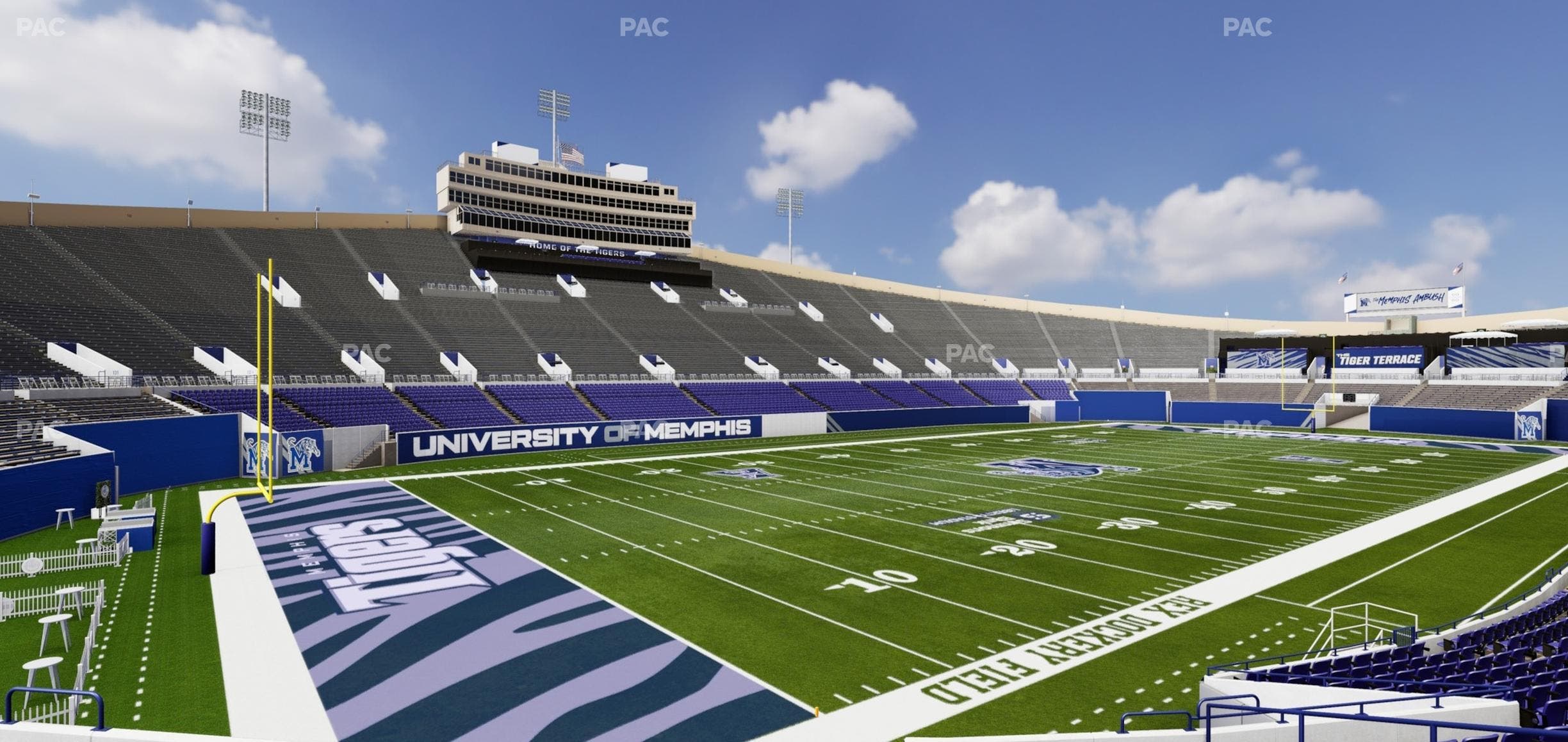 Simmons Bank Liberty Stadium - Section Box 124 Seat View